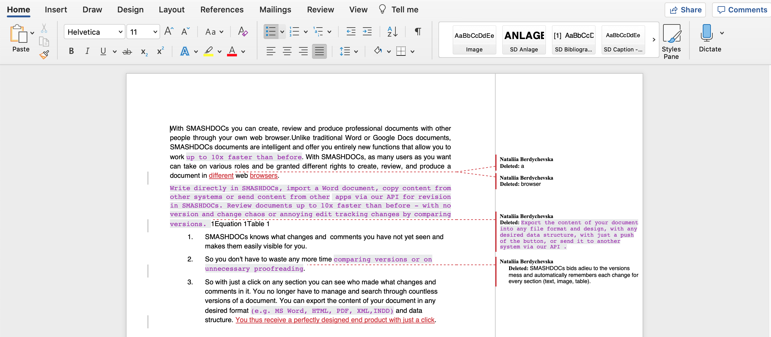 outlook for mac turn on inline comments