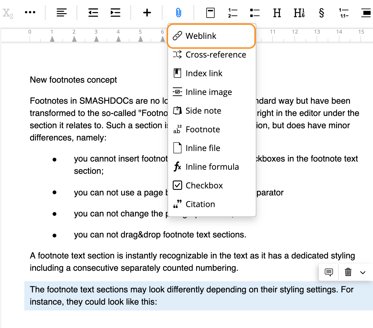 for mac word allows for footnoting by clicking the document references tab